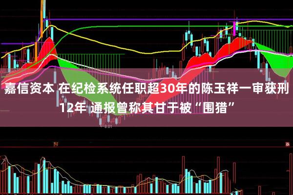 嘉信资本 在纪检系统任职超30年的陈玉祥一审获刑12年 通报曾称其甘于被“围猎”