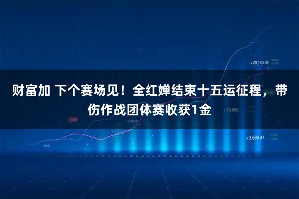 财富加 下个赛场见！全红婵结束十五运征程，带伤作战团体赛收获1金