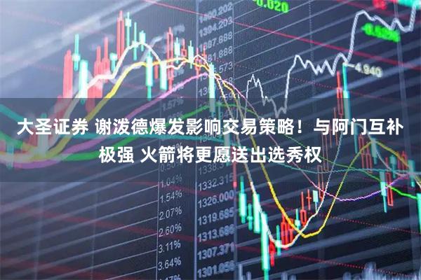 大圣证券 谢泼德爆发影响交易策略！与阿门互补极强 火箭将更愿送出选秀权
