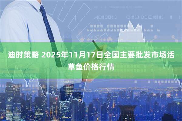 迪时策略 2025年11月17日全国主要批发市场活草鱼价格行情